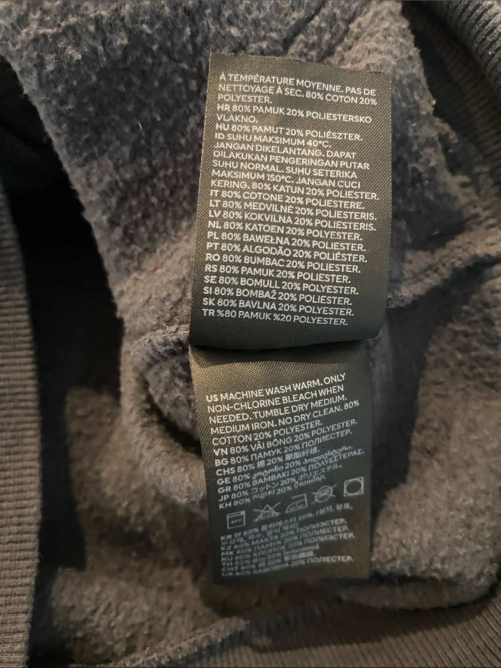 H&M Kids Classic Zip-Up Hoodie - Charcoal Grey - Size 5T/6 (EUC) - Picture 11 of 12